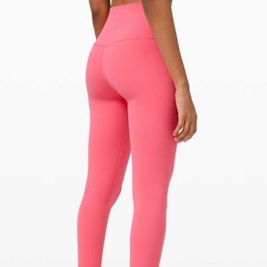 Lululemon 25” inseam Double Lined Align Leggings color Guava *NWOT*